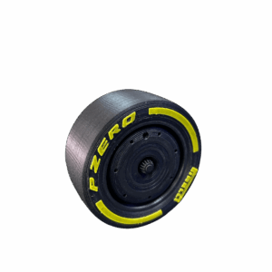 Imã De Geladeira Roda F1 Pirelli Pzero Amarelo (soft)