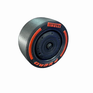 Imã De Geladeira Roda F1 Pirelli PZERO Vermelho (supersoft)