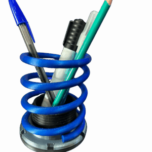 Porta Canetas Mola Coilover Automotivo (azul Escuro)