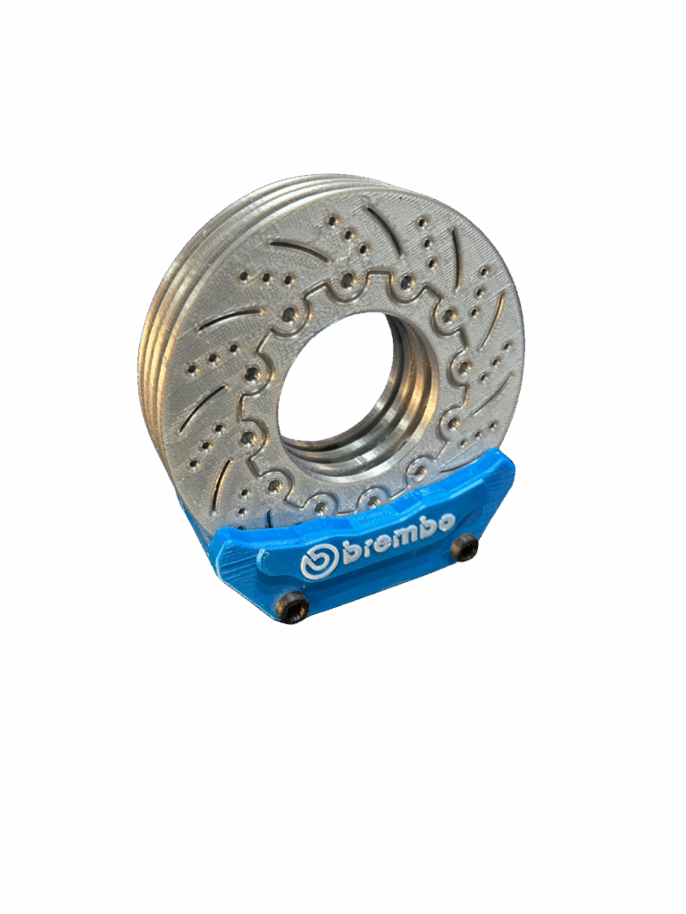 Descanso De Copo Lata Disco E Pinça Brembo Azul Claro