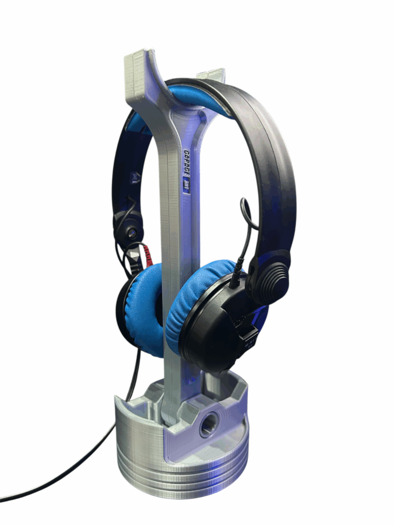 Suporte para headset automotivo pistão e biela