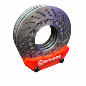 Descanso De Copo Lata Disco E Pinça Brembo Vermelho