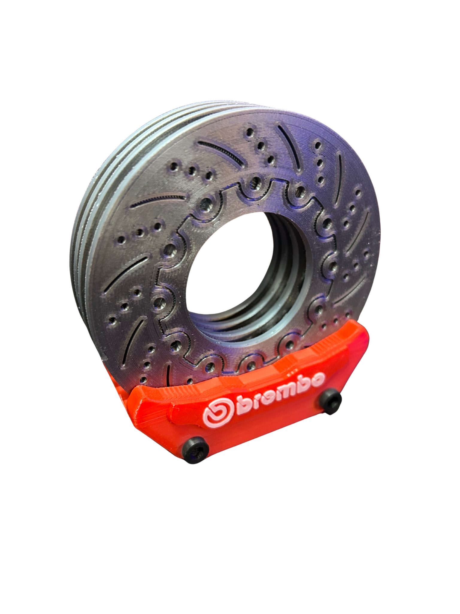 Descanso De Copo Lata Disco E Pinça Brembo Vermelho