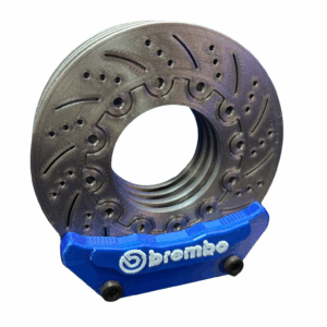 Descanso De Copo Lata Disco E Pinça Brembo Azul Escuro