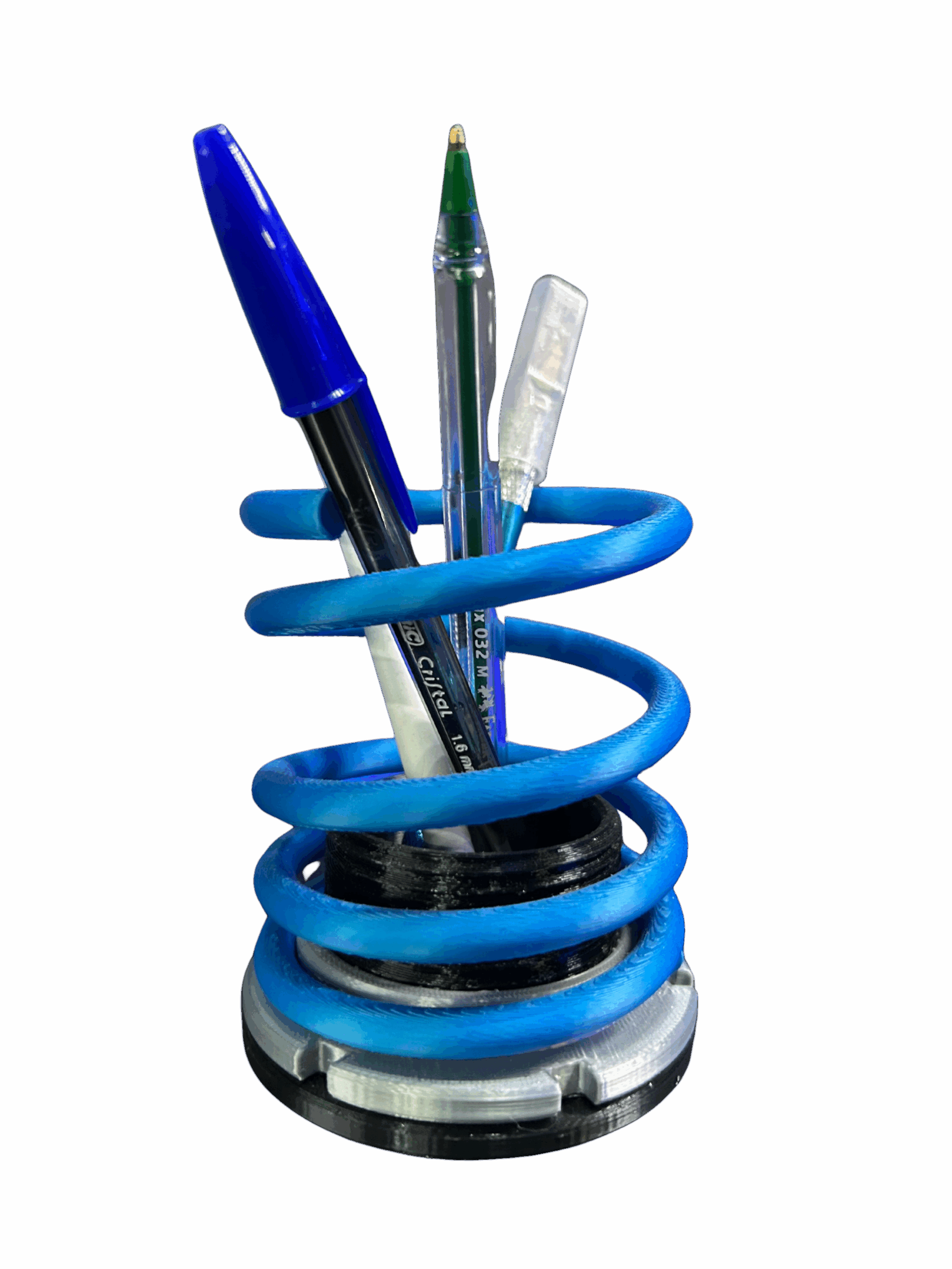 Porta Canetas Mola Coilover Automotivo azul (Bilstein)