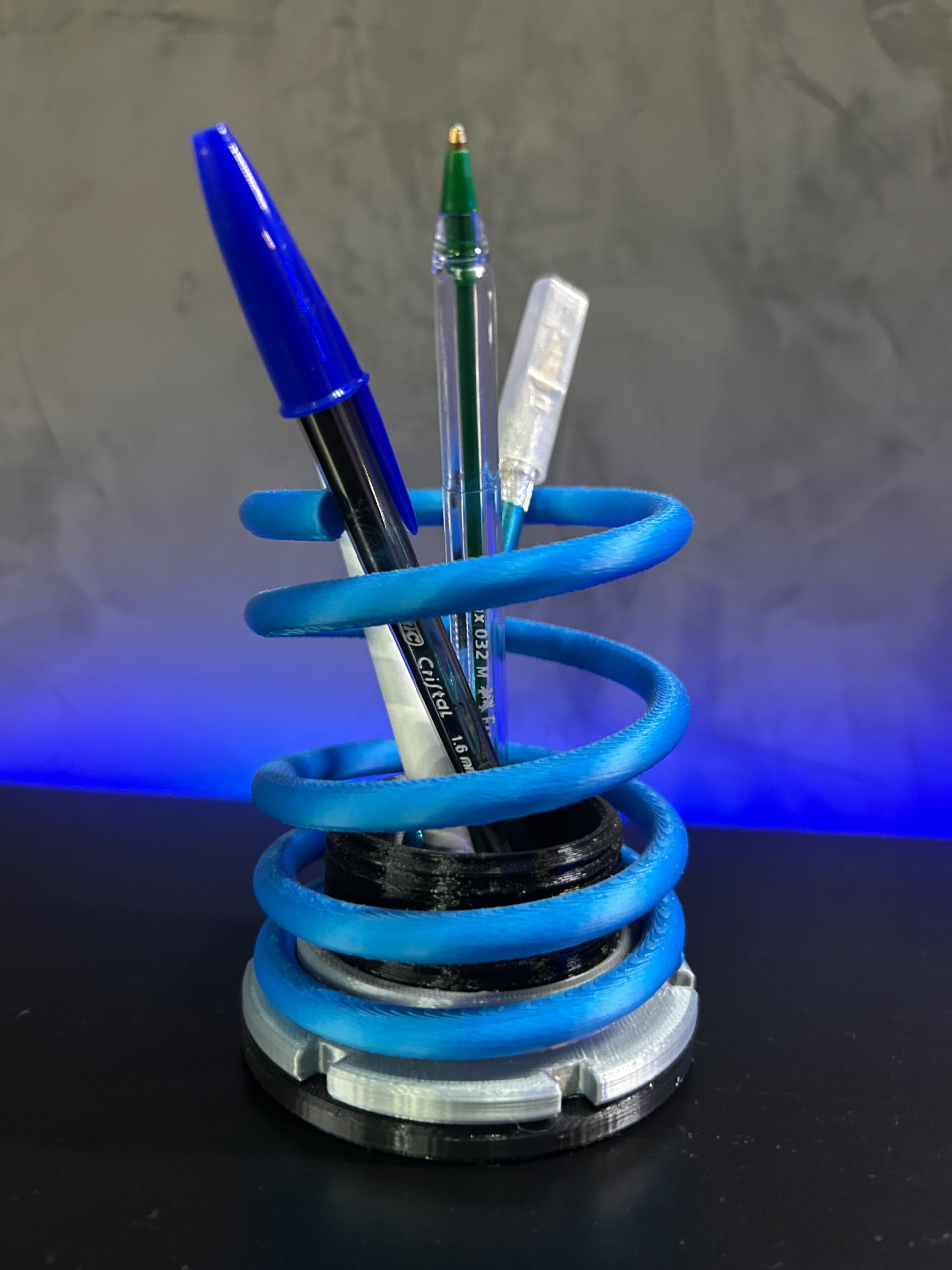 Porta Canetas Mola Coilover Automotivo azul (Bilstein) - Imagem 2