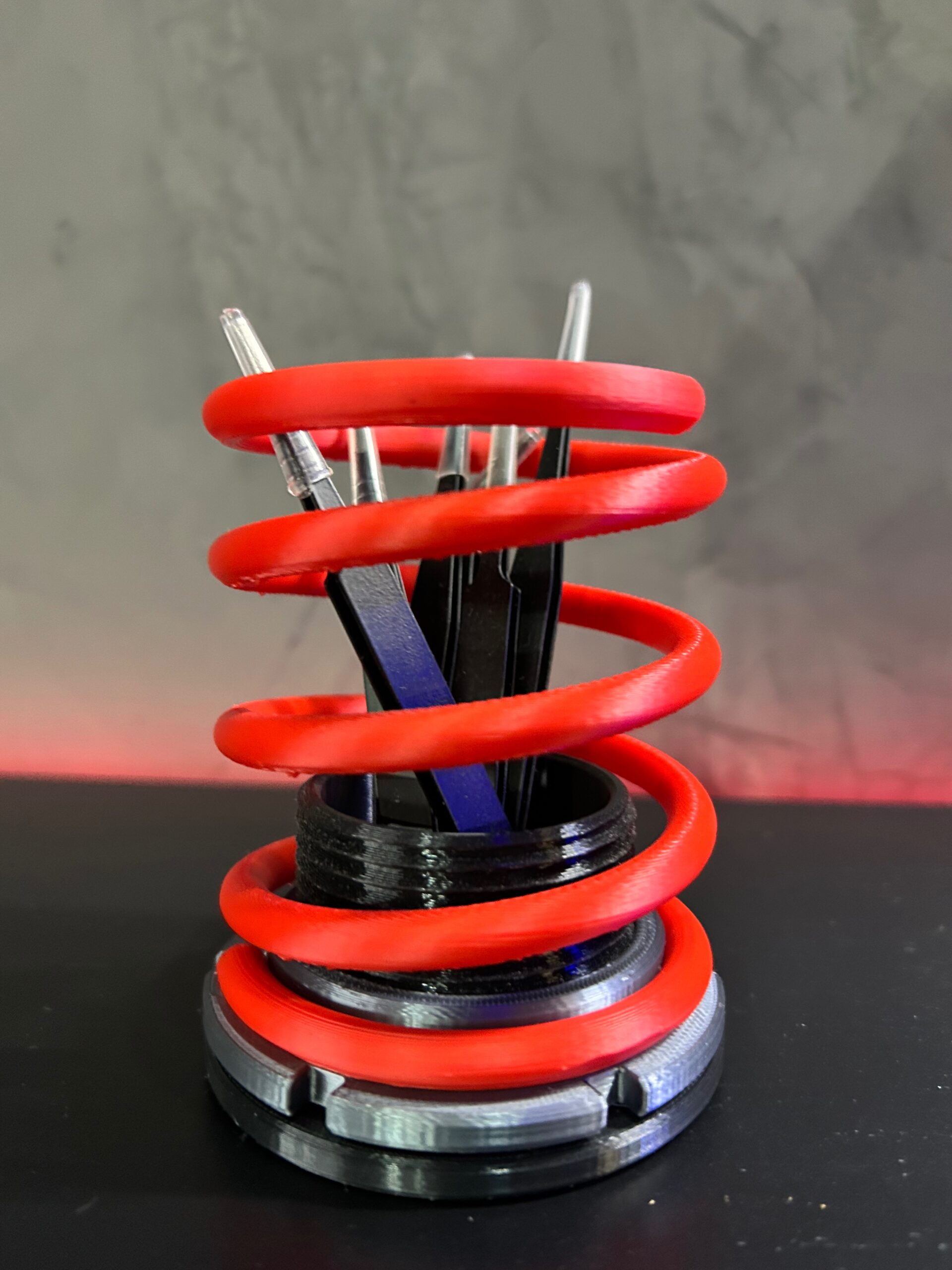 Porta Canetas Mola Coilover Automotivo vermelho (EIBACH) - Imagem 3