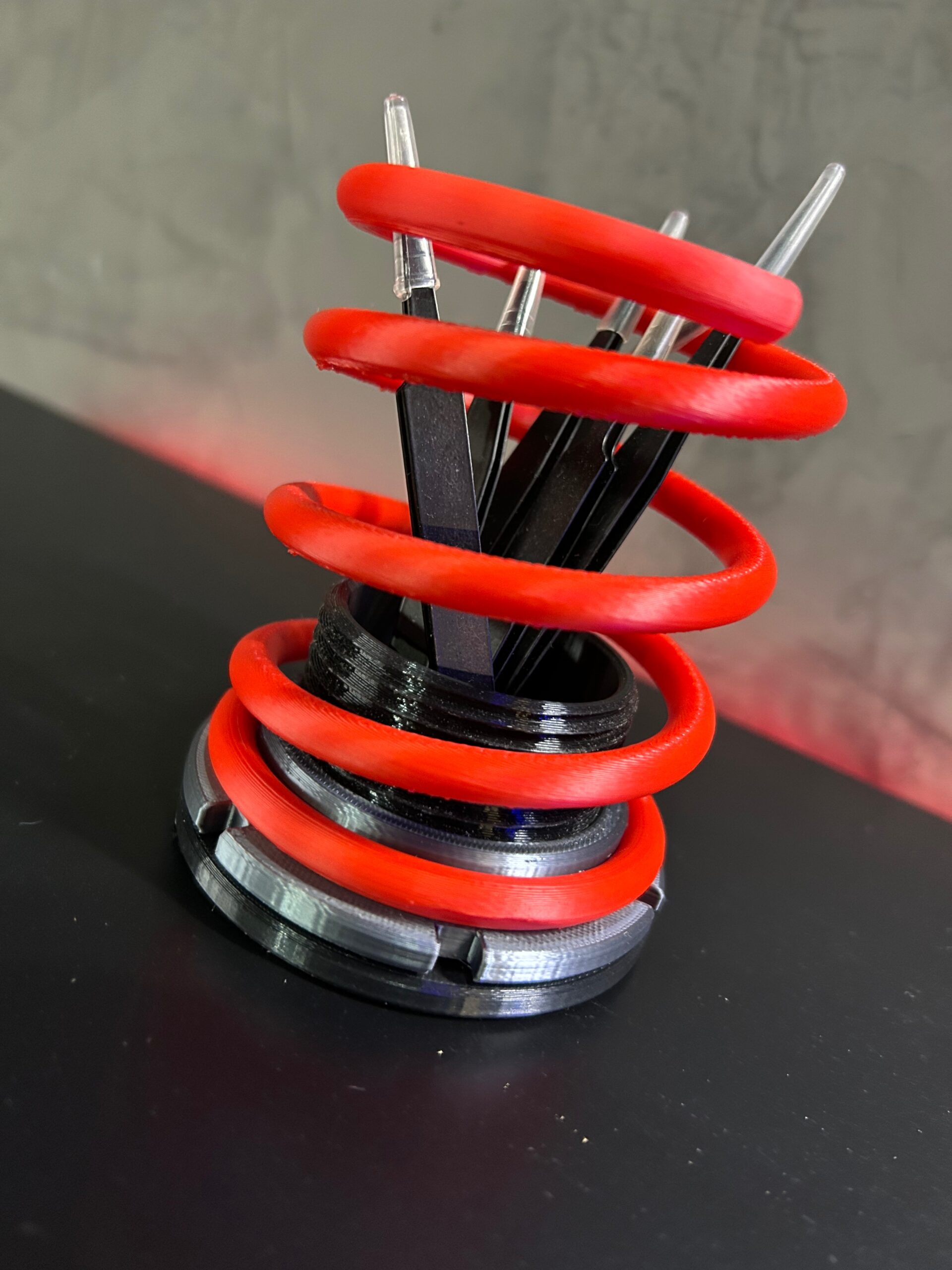 Porta Canetas Mola Coilover Automotivo vermelho (EIBACH) - Imagem 2